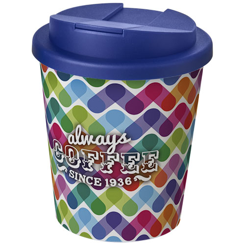 Mug promotionnel isolant 250ml Americano® Blanc / Bleu